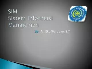 PPT - SISTEM INFORMASI MANAJEMEN (SIM) PowerPoint Presentation, Free ...