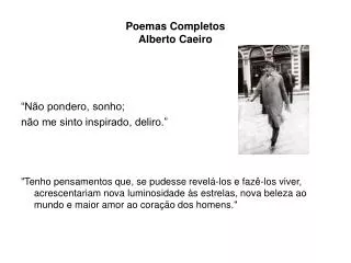 Poemas Completos Alberto Caeiro