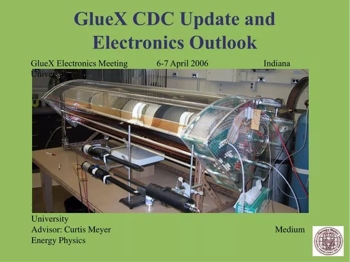 gluex cdc update and electronics outlook