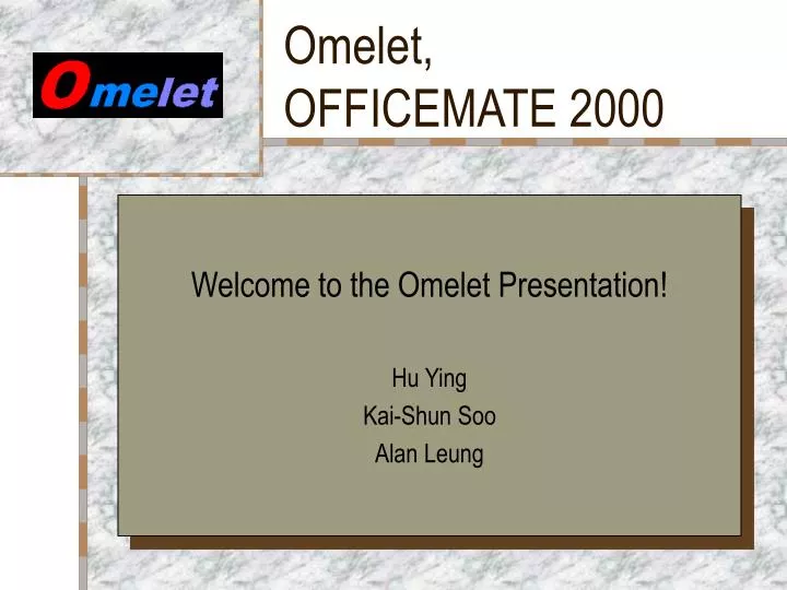 omelet officemate 2000