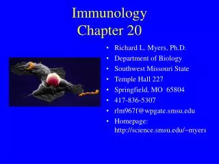 Immunology Chapter 20