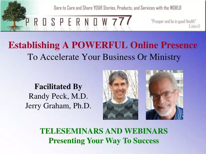 establishing a powerful online presence to accelerate your business or ministry