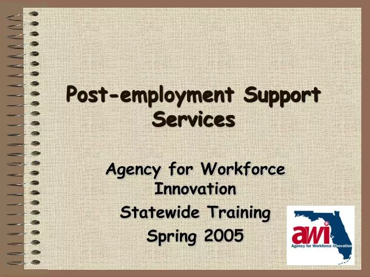 post employment support services