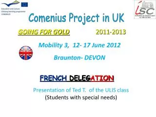Comenius Project in UK