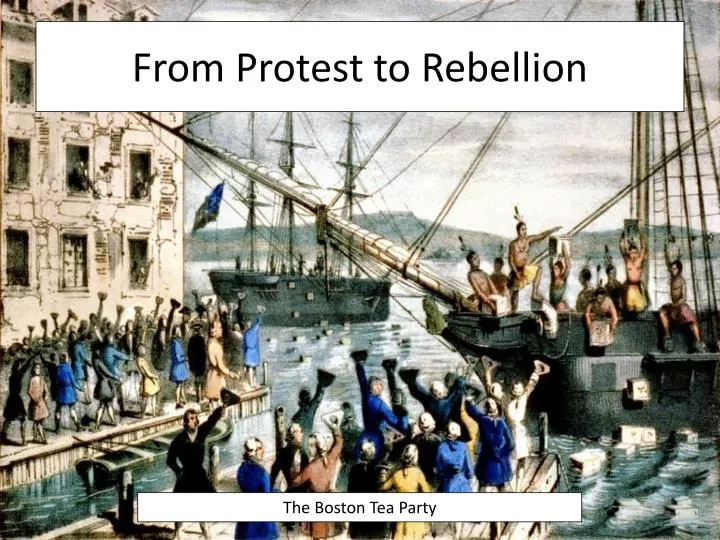 from protest to rebellion