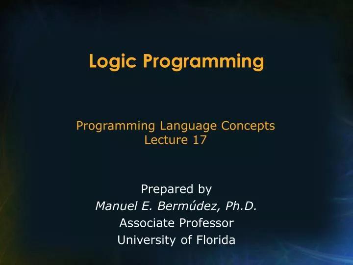 logic programming