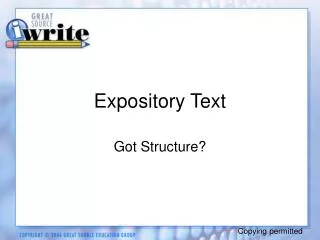 expository text