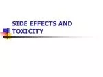 SIDE EFFECTS AND TOXICITY - slide 1
