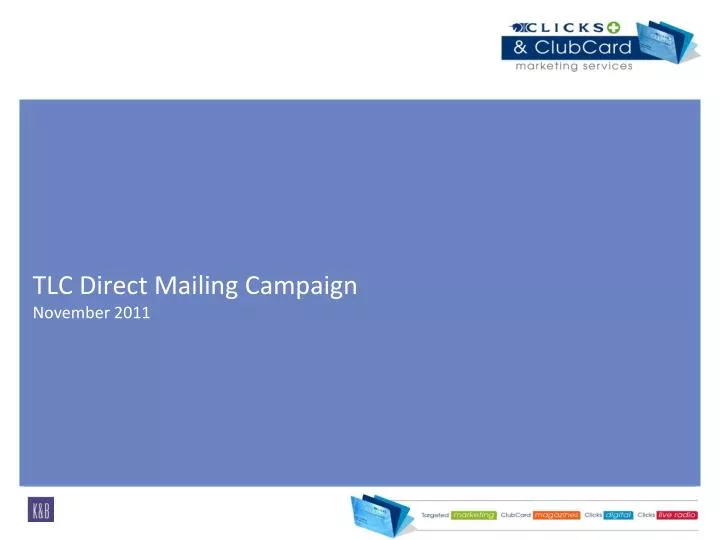 tlc direct mailing campaign november 2011