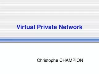 virtual private network