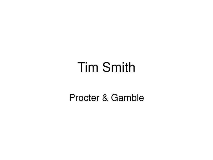 tim smith