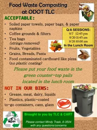 Food Waste Composting at ODOT TLC