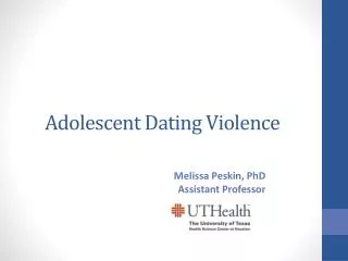 Adolescent Dating Violence