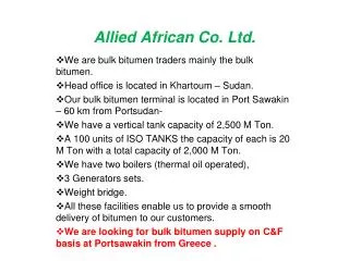 Allied African Co. Ltd.