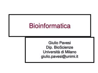 bioinformatica