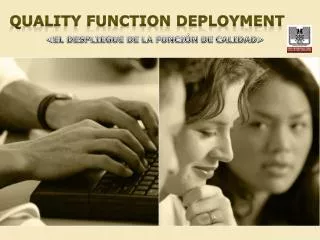 quality function deployment