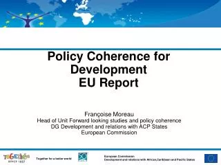 Policy Coherence for Development EU Report