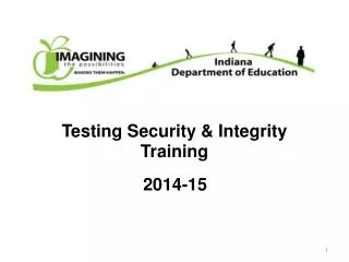 Testing Security &amp; Integrity Training