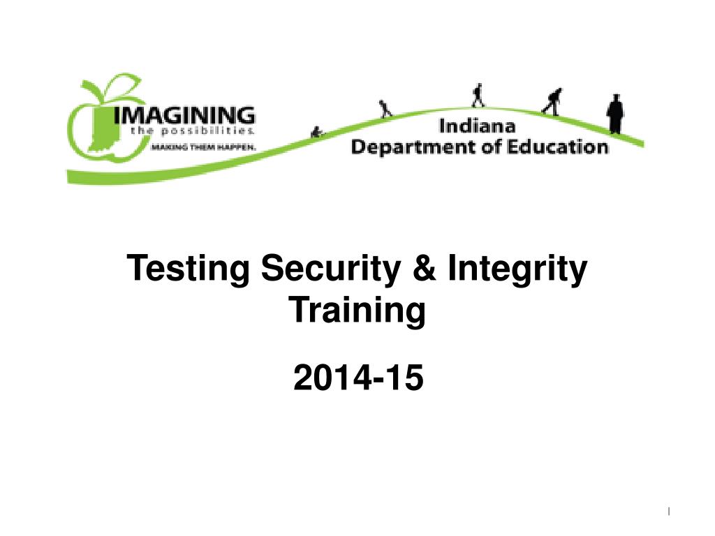 PPT - Testing Security & Integrity Training PowerPoint Presentation ...