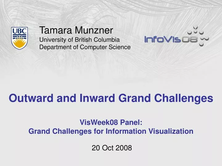 outward and inward grand challenges visweek08 panel grand challenges for information visualization