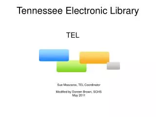 Tennessee Electronic Library