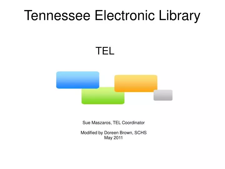 tennessee electronic library