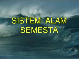sistem alam semesta