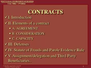 CONTRACTS