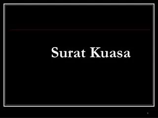 surat kuasa