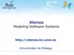 Atenea Modeling Software Systems - slide 1