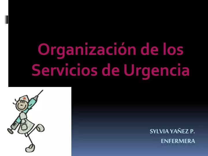 organizaci n de los servicios de urgencia