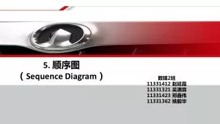 5 sequence diagram