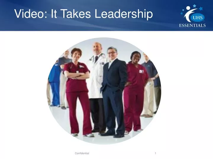video it takes leadership