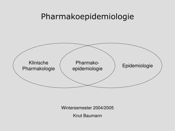 pharmakoepidemiologie