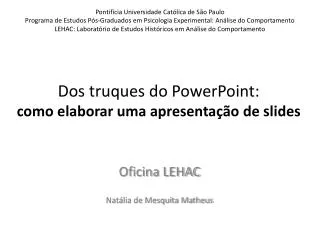 dos truques do powerpoint como elaborar uma apresenta o de slides