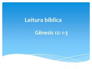 leitura b blica