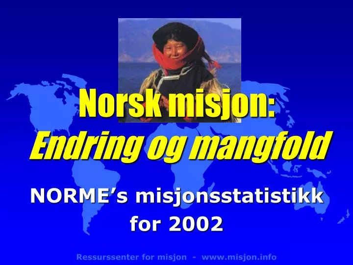 norsk misjon endring og mangfold