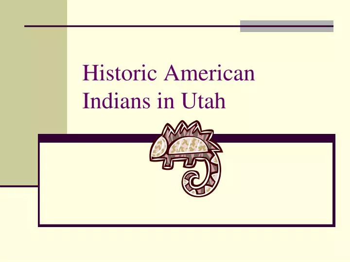 historic american indians in utah