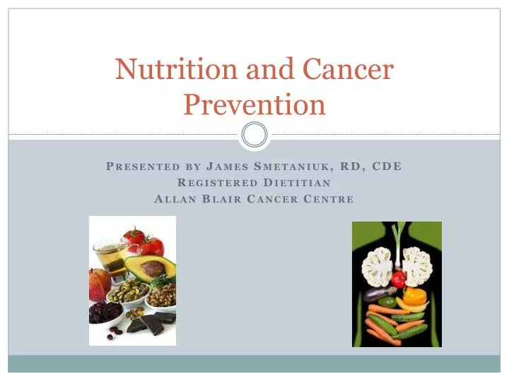 nutrition and cancer prevention