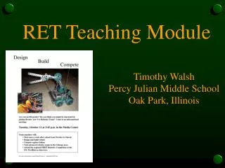 RET Teaching Module