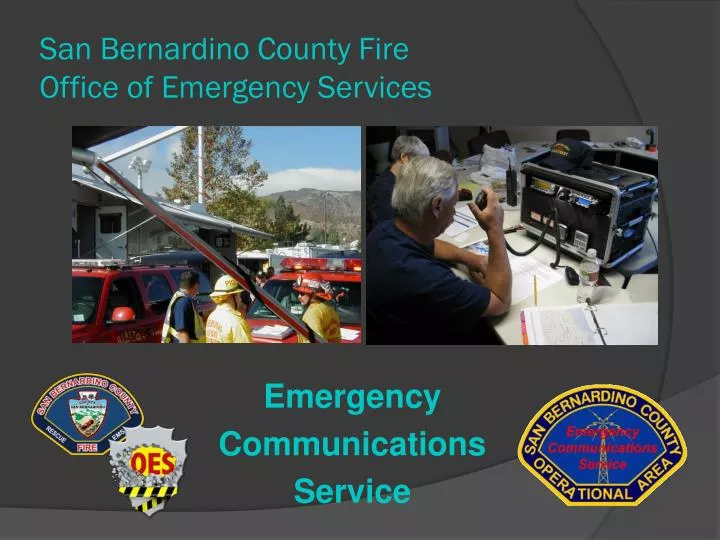 san bernardino county fire office of emergency services