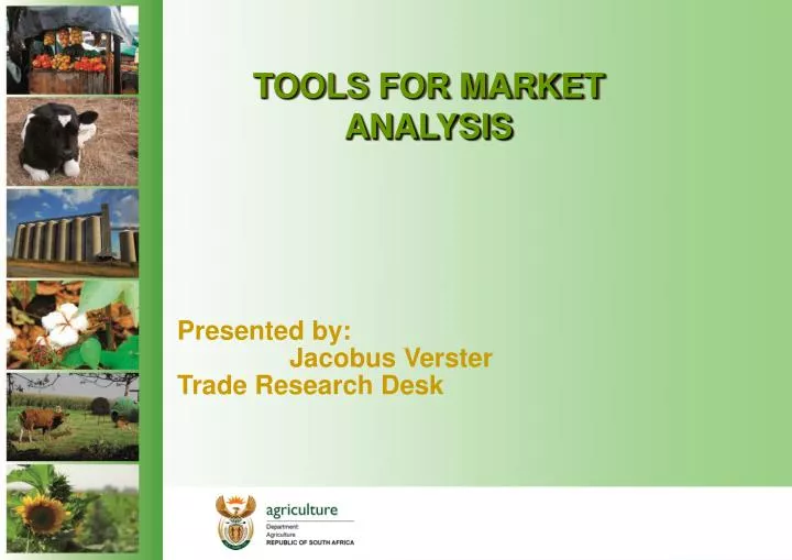 tools for market analysis