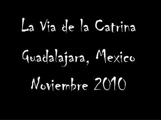 la via de la catrina