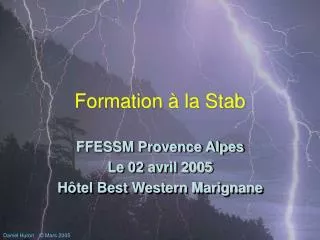 formation la stab