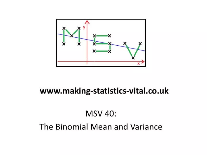 msv 40 the binomial mean and variance