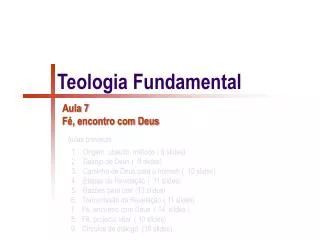 teologia fundamental