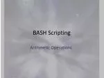 BASH Scripting