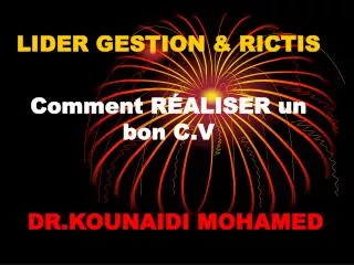 comment r aliser un bon c v
