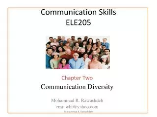 Communication Skills ELE205