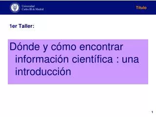 1er taller
